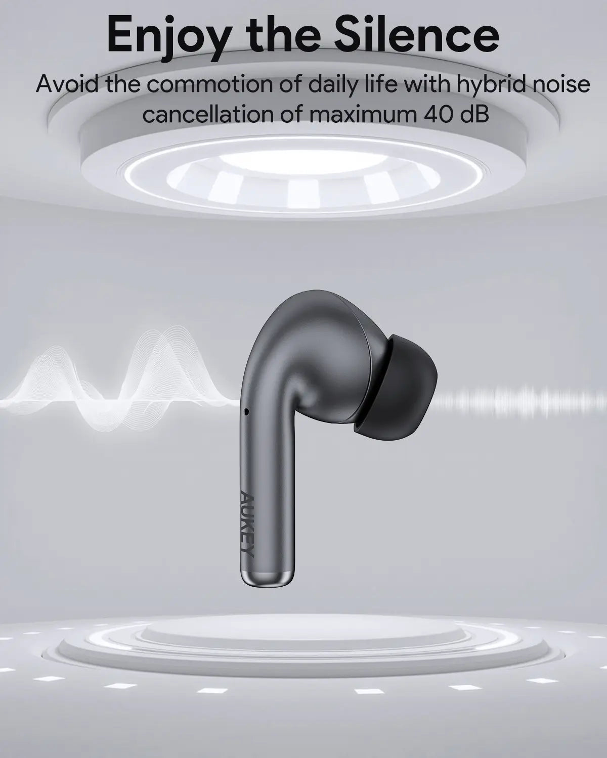 Aukey True Wireless Earbuds with Hybrid ANC BEYOND ANC PRO (EP-B1) V1089-LLTSN1055424