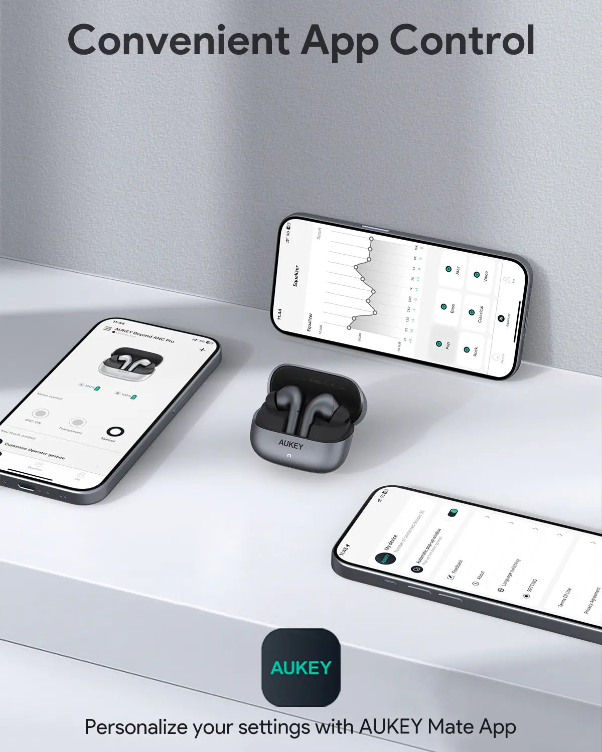 Aukey True Wireless Earbuds with Hybrid ANC BEYOND ANC PRO (EP-B1) V1089-LLTSN1055424