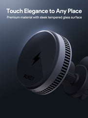 Aukey MagFusion Dash Pro Qi2 Magnetic Fast Wireless Charging Phone Mount with Active Cooling (HD-MC13A) V1089-LLTSN1055864
