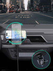 Aukey MagFusion Dash Pro Qi2 Magnetic Fast Wireless Charging Phone Mount with Active Cooling (HD-MC13A) V1089-LLTSN1055864
