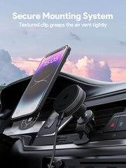 Aukey MagFusion Dash Pro Qi2 Magnetic Fast Wireless Charging Phone Mount with Active Cooling (HD-MC13A) V1089-LLTSN1055864