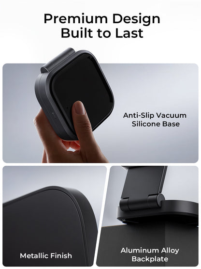 Aukey MagFusion L Qi2 Foldable 2 In 1 Magnetic Wireless Charger (LC-MC211) V1089-LLTSN1059590