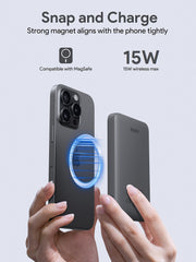 Aukey MagFusion 5000mAh Magnetic Wireless Charging Power Bank (PB-MS03) V1089-LLTSTURN1056719