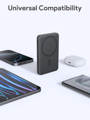 Aukey MagFusion 5000mAh Magnetic Wireless Charging Power Bank (PB-MS03) V1089-LLTSTURN1056719