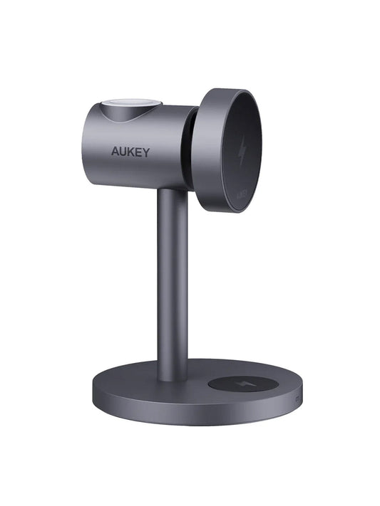 Aukey MagFusion 3-in-1 Qi2 Magnetic Fast Wireless Charging Station (LC-MC311) V1089-LLTSUKN1049280