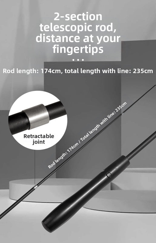 pet products Interactive LED telescopic pole cat teaser stick V1091-20250322