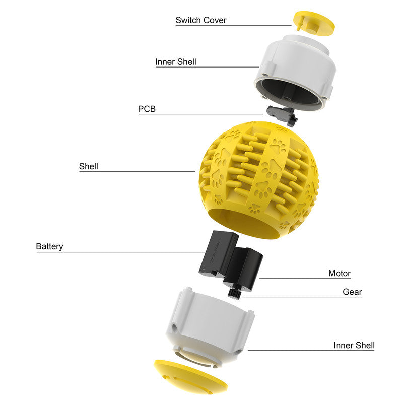 pet products Electric bouncing ball for grinding teeth and teasing pets V1091-20250723