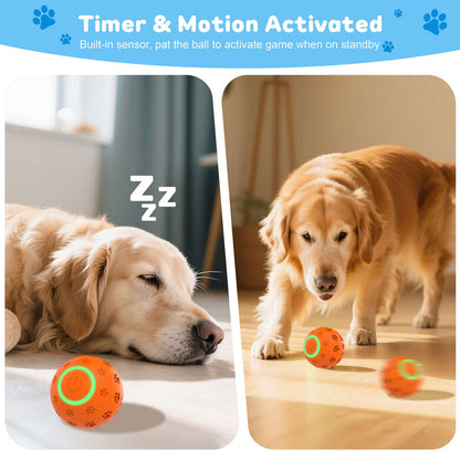 pet products Electric bouncing ball for grinding teeth and teasing pets V1091-20250723