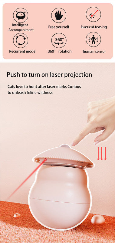 Pet products Pet Toy Cat Laser Toy Tumbler Intelligent Induction Cat Laser Rod V1091-2312291655