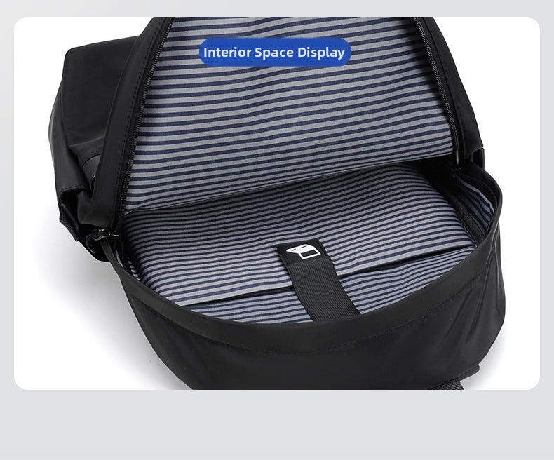 Men's Lightweight Business Laptop Backpack - Water-resistant Office Commuter Backpack V1091-3017