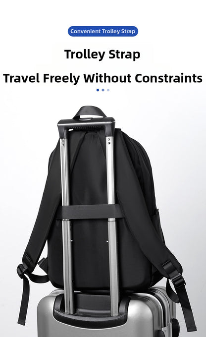 Men's Lightweight Business Laptop Backpack - Water-resistant Office Commuter Backpack V1091-3017