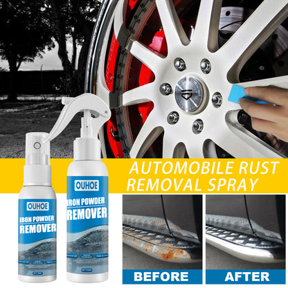 OUHOE car iron powder rust removal spray, rust inhibitor, car supplies, detergent, rust remover, cleaning V1091-CTF616YX01-100ML