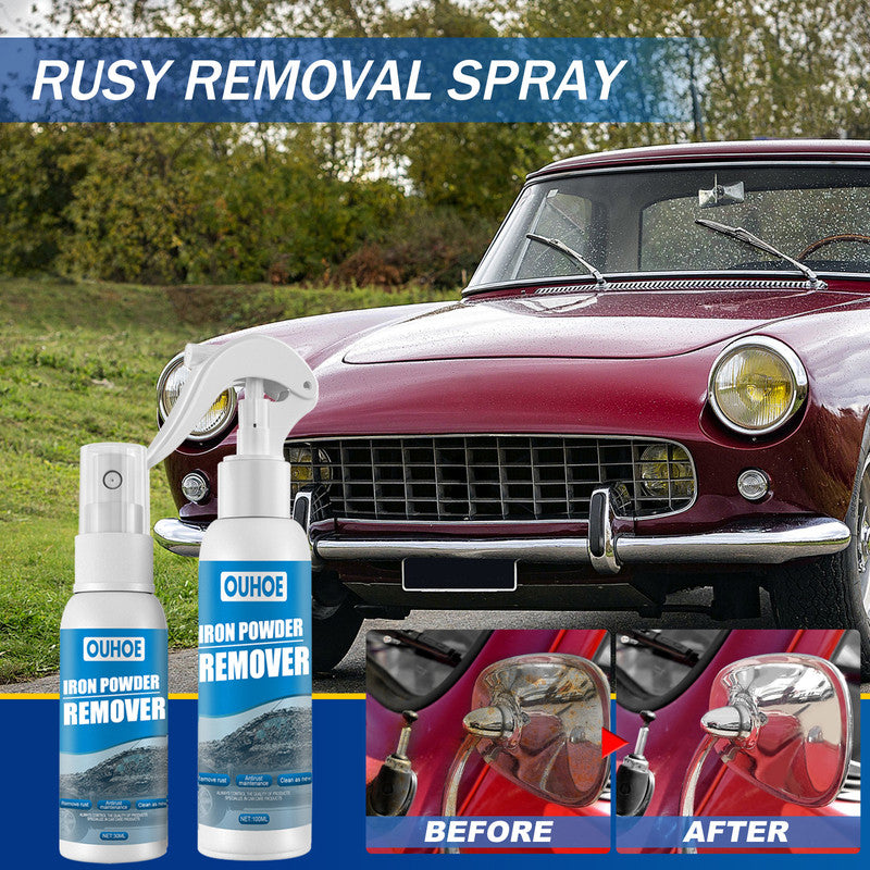 OUHOE car iron powder rust removal spray, rust inhibitor, car supplies, detergent, rust remover, cleaning V1091-CTF616YX01-100ML