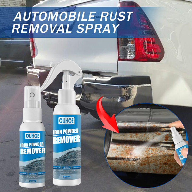 OUHOE car iron powder rust removal spray, rust inhibitor, car supplies, detergent, rust remover, cleaning V1091-CTF616YX01-100ML