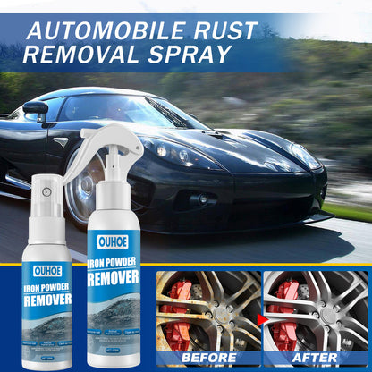 OUHOE car iron powder rust removal spray, rust inhibitor, car supplies, detergent, rust remover, cleaning V1091-CTF616YX01-100ML