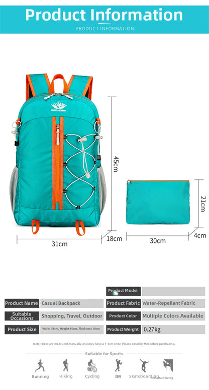 Durable Oxford Canvas Backpack for Hiking, Cycling & Outdoor Adventures V1091-HNHM529