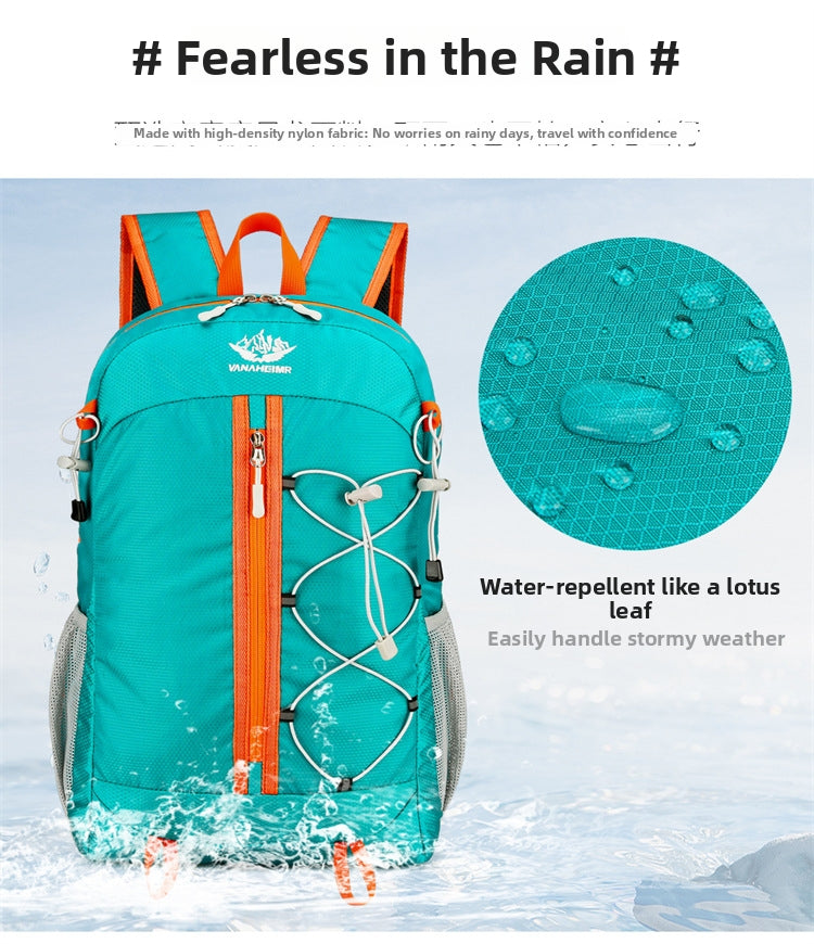 Durable Oxford Canvas Backpack for Hiking, Cycling & Outdoor Adventures V1091-HNHM529