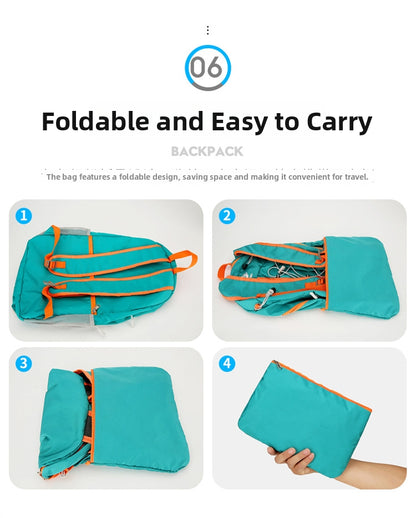Durable Oxford Canvas Backpack for Hiking, Cycling & Outdoor Adventures V1091-HNHM529