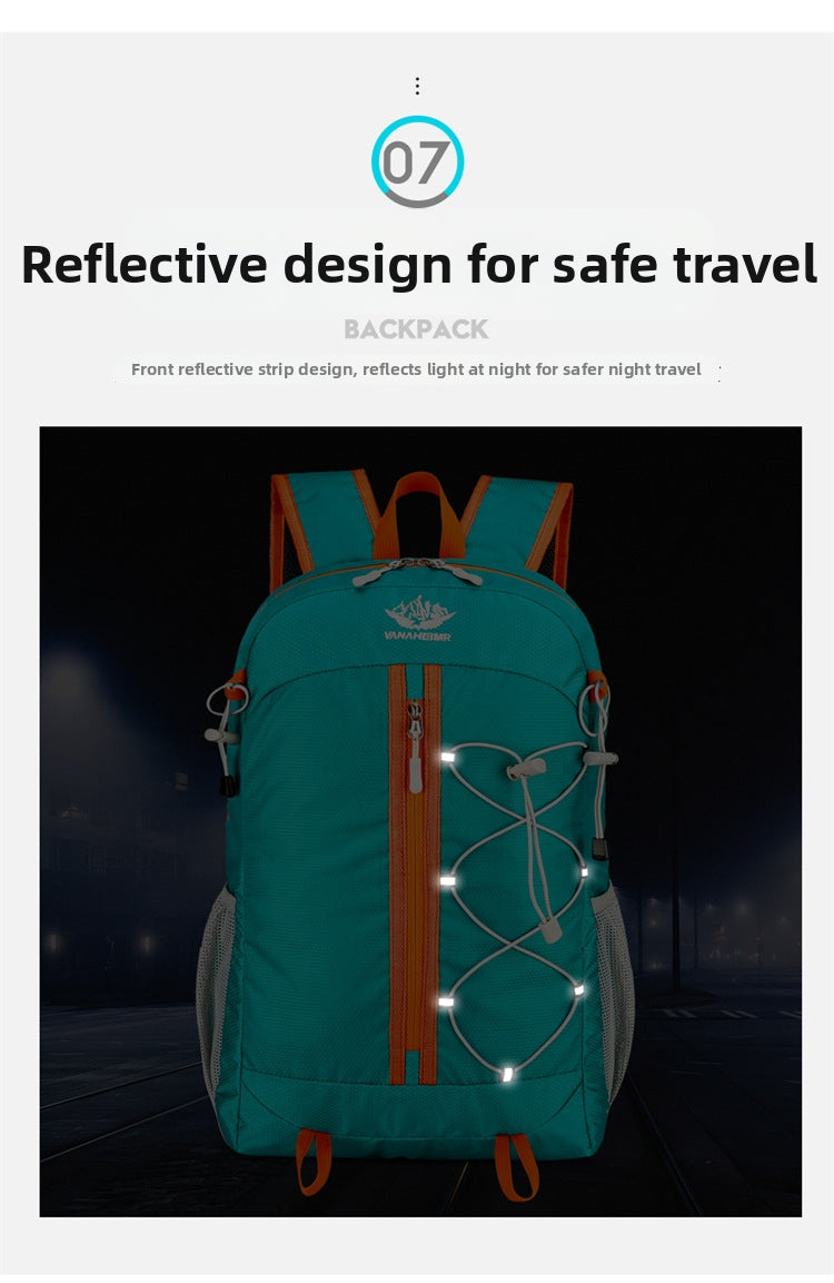 Durable Oxford Canvas Backpack for Hiking, Cycling & Outdoor Adventures V1091-HNHM529