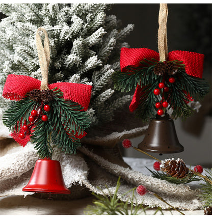 Christmas gift Christmas Bell Bow Pendant four pieces V1091-LD-A