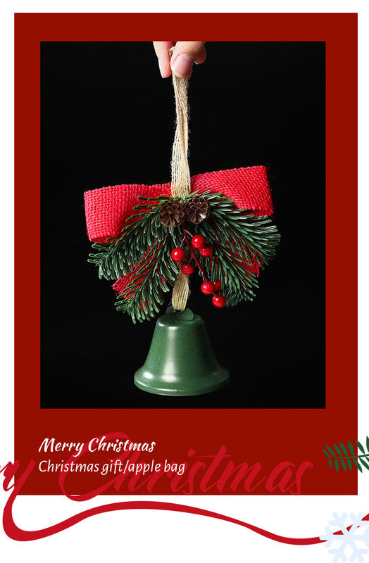Christmas gift Christmas Bell Bow Pendant four pieces V1091-LD-A