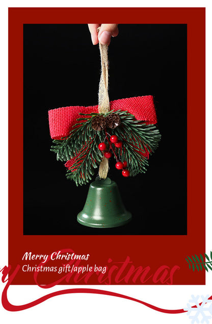 Christmas gift Christmas Bell Bow Pendant four pieces V1091-LD-A