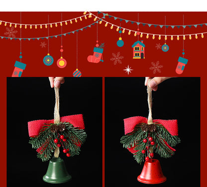 Christmas gift Christmas Bell Bow Pendant four pieces V1091-LD-A