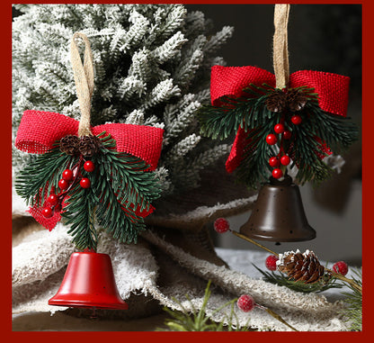 Christmas gift Christmas Bell Bow Pendant four pieces V1091-LD-A