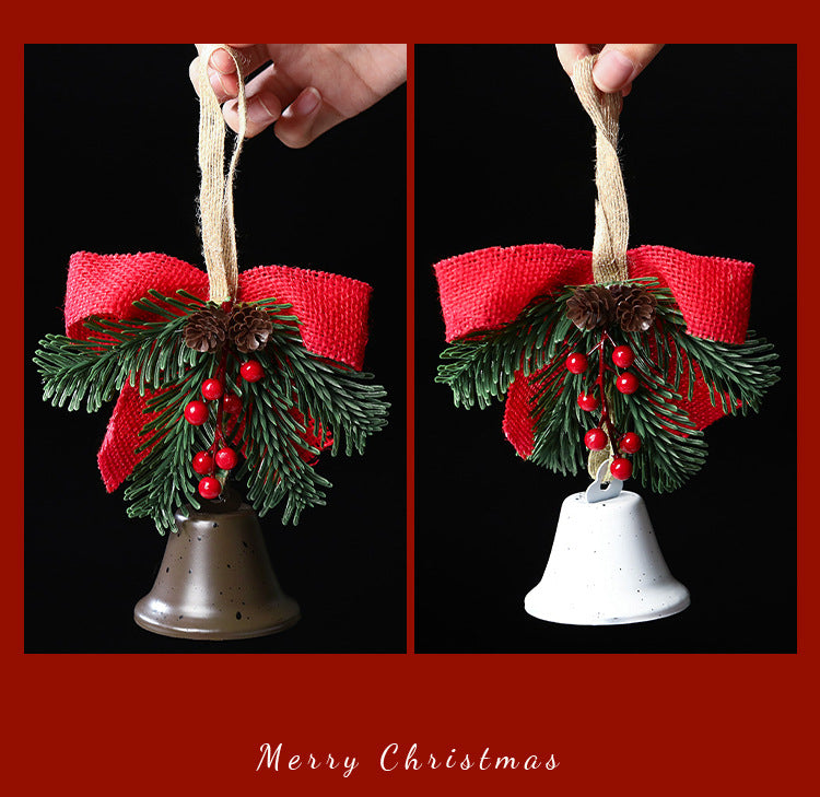 Christmas gift Christmas Bell Bow Pendant four pieces V1091-LD-A