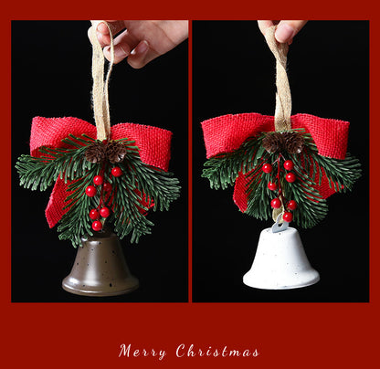 Christmas gift Christmas Bell Bow Pendant four pieces V1091-LD-A