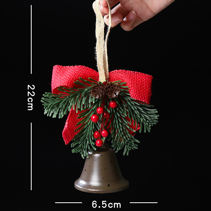 Christmas gift Christmas Bell Bow Pendant four pieces V1091-LD-A