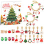 Christmas gift DIY Cartoon Snowman Bracelet Set with Crystal Beads V1091-M-26