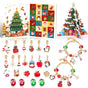 Christmas gift DIY Cartoon Snowman Bracelet Set with Crystal Beads V1091-M-29