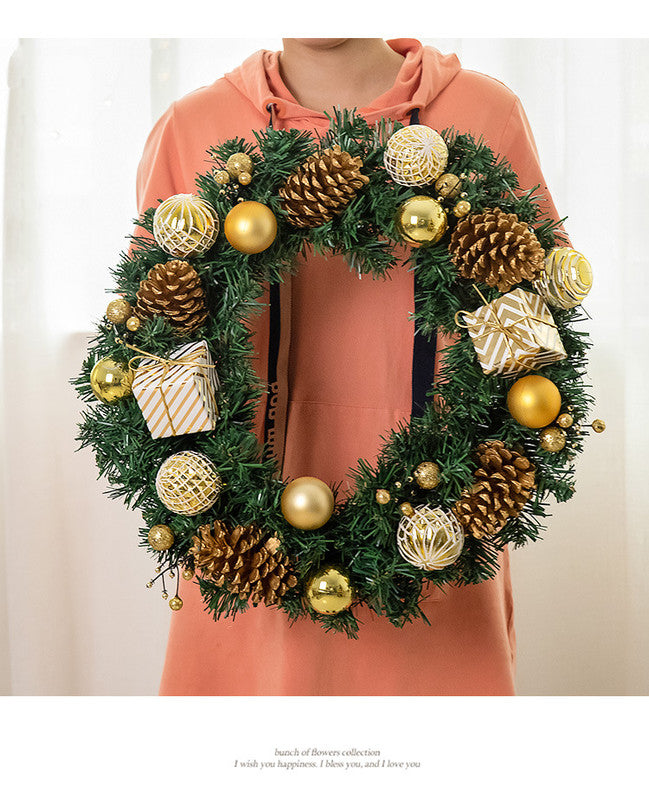 Christmas gift, Christmas wreath, door hanging V1091-N22047