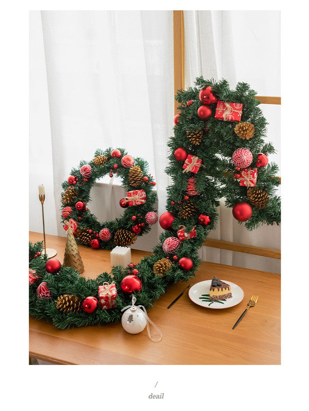 Christmas gift, Christmas wreath, door hanging V1091-N220475