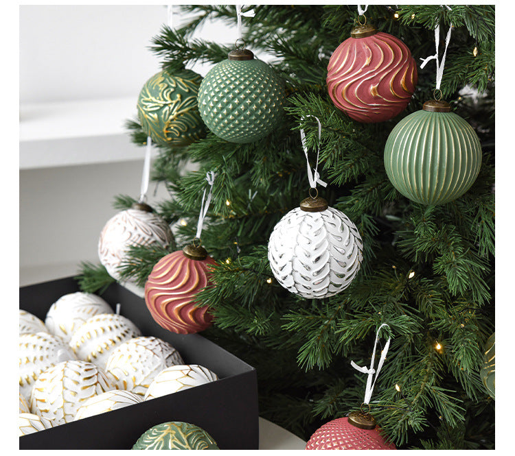Christmas gift Christmas Retro Christmas Ball Pendant V1091-N25096