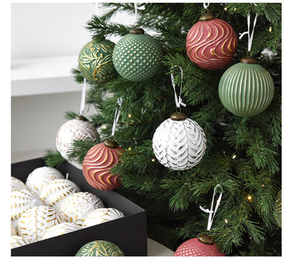 Christmas gift Christmas Retro Christmas Ball Pendant V1091-N25096