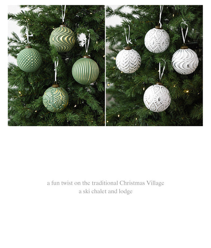 Christmas gift Christmas Retro Christmas Ball Pendant V1091-N25096