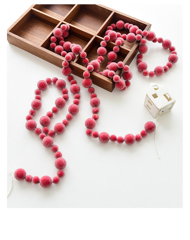 Christmas gift Christmas simulation red fruit skewer decoration string V1091-N25111