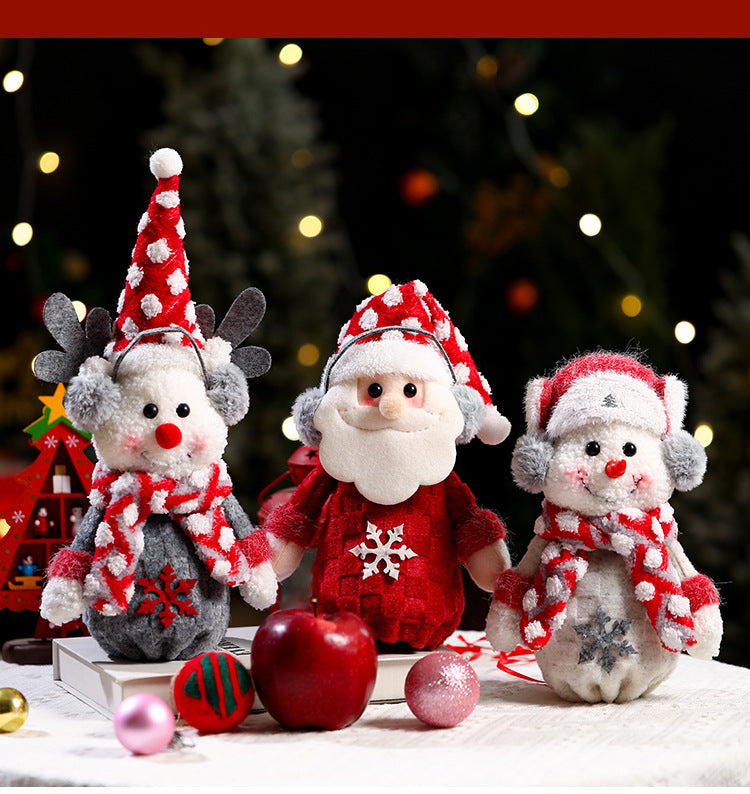 Christmas gift bag,Three-piece Apple Bag for Christmas Eve V1091-PGD-A1