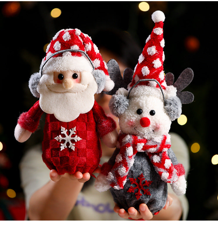 Christmas gift bag,Three-piece Apple Bag for Christmas Eve V1091-PGD-A1