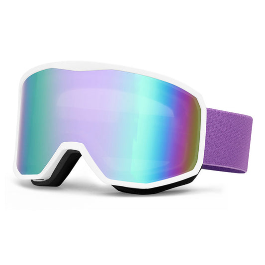 Outdoor sports products ,Winter skiing anti UV card myopia cylindrical double-layer anti fog skiing goggles V1091-SK-0473