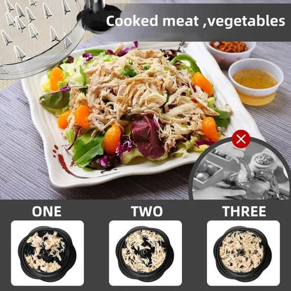 Multi-functional chicken breast shredder; minced meat separator; meat grinder; baby food tool with V1091-SRLBQ