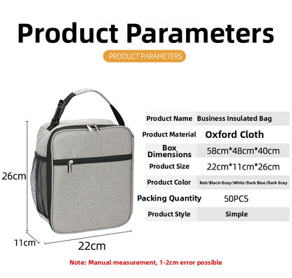 Handheld Picnic Cooler Bag Made of Oxford Fabric V1091-WCB009