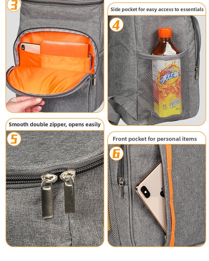Oxford cloth waterproof backpack for outdoor camping and picnics V1091-WCB012