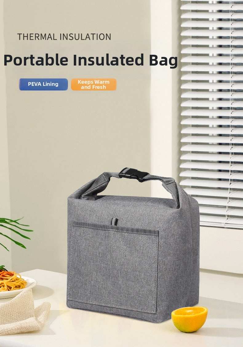 Thermal Insulated Lunch Bag made of Oxford Cloth for Commuting & Office V1091-WCB032