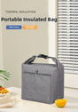 Thermal Insulated Lunch Bag made of Oxford Cloth for Commuting & Office V1091-WCB032