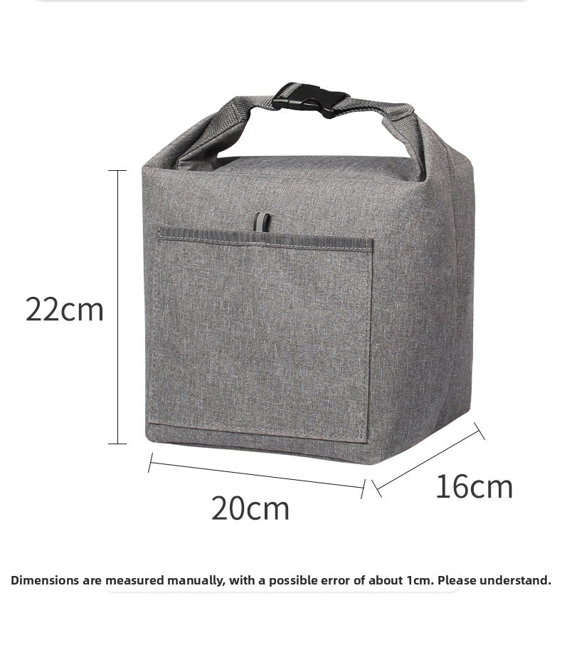 Thermal Insulated Lunch Bag made of Oxford Cloth for Commuting & Office V1091-WCB032