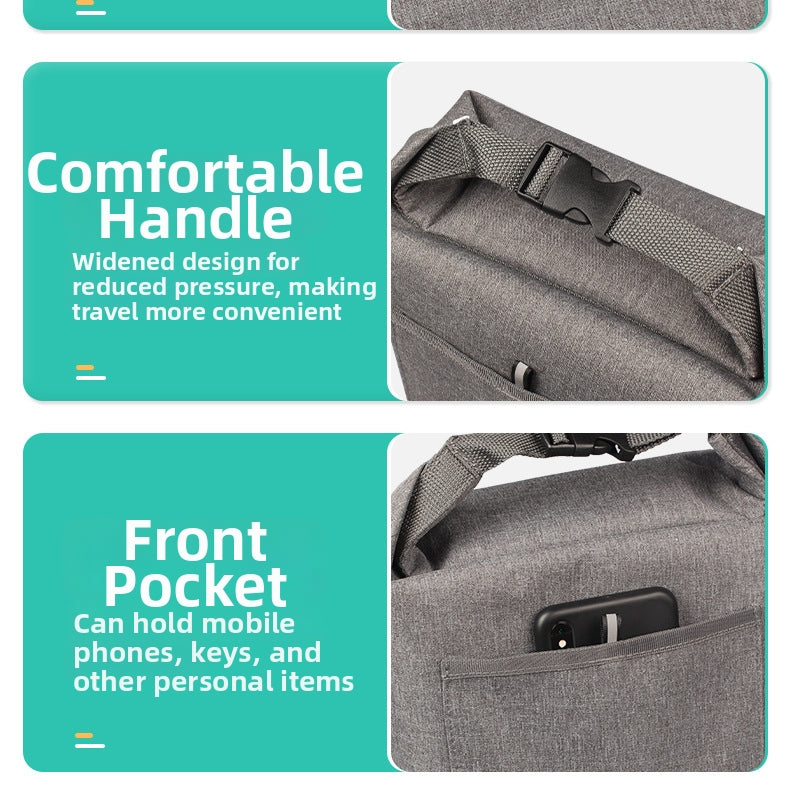 Thermal Insulated Lunch Bag made of Oxford Cloth for Commuting & Office V1091-WCB032