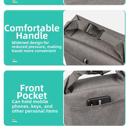 Thermal Insulated Lunch Bag made of Oxford Cloth for Commuting & Office V1091-WCB032